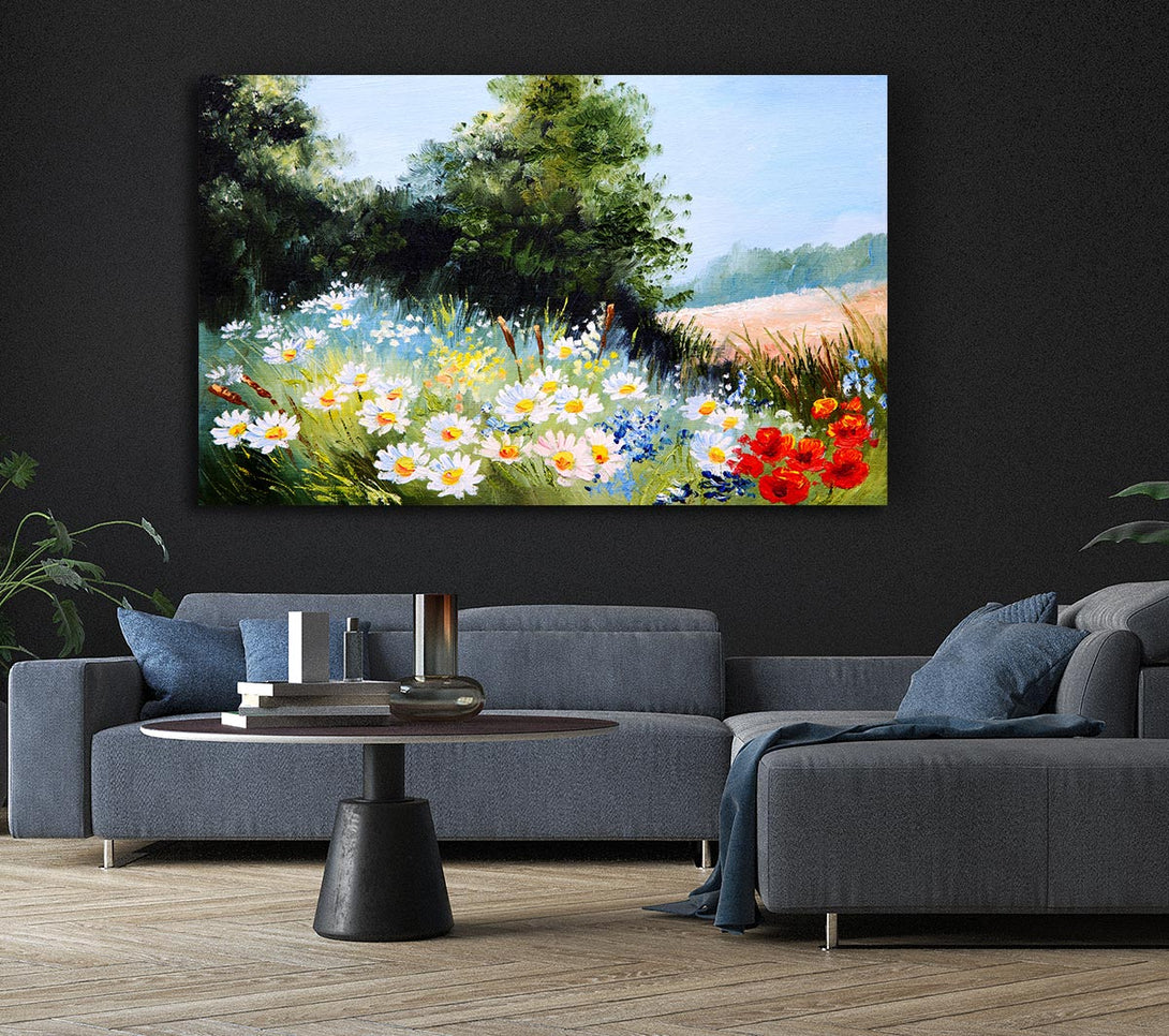 Picture of Daisy Days Canvas Print Wall Art