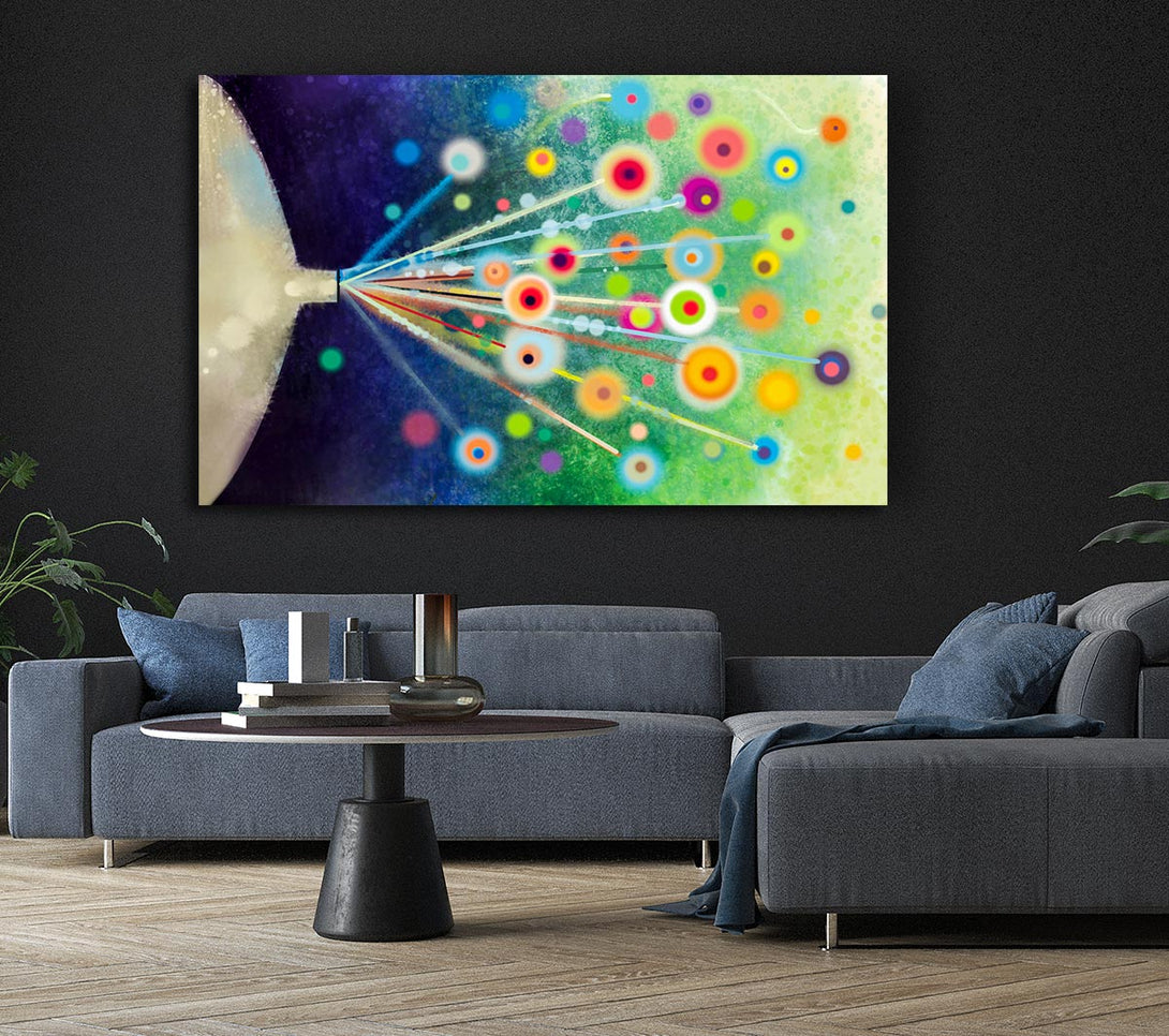 Picture of Energy Flowers Canvas Print Wall Art