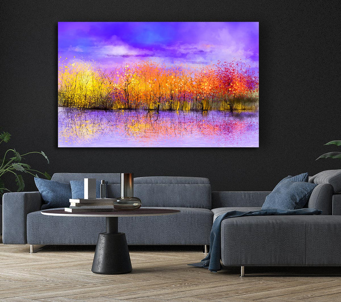 Picture of Magical Trees Canvas Print Wall Art