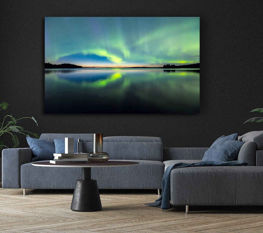 Picture of Northern Light Halo Canvas Print Wall Art