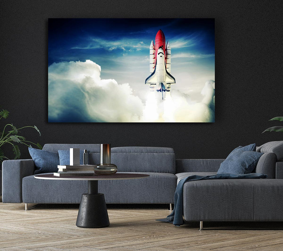 Picture of Rocket Launch 1 Canvas Print Wall Art