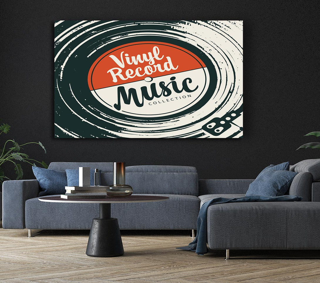 Picture of Vinyl Record Music Canvas Print Wall Art