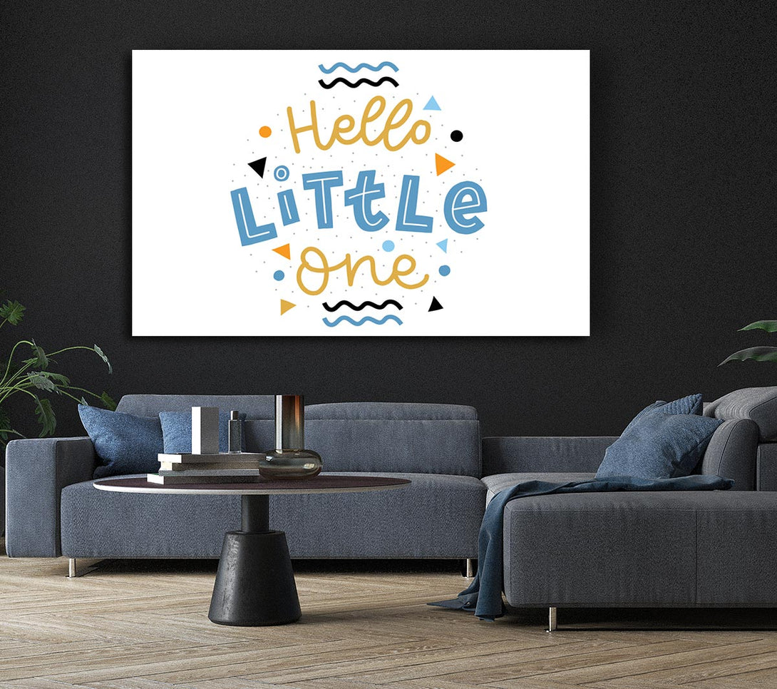 Picture of Hello Little One Canvas Print Wall Art