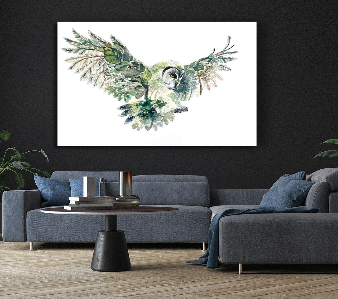 Picture of The Forest Owl Canvas Print Wall Art