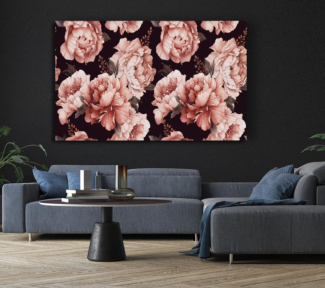 Picture of Pink Carnation Beauty Canvas Print Wall Art