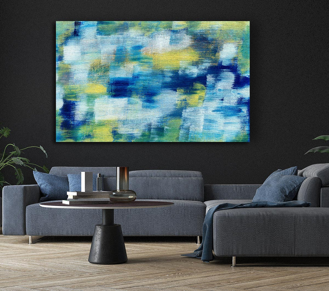 Picture of Smudges Of Colour Canvas Print Wall Art