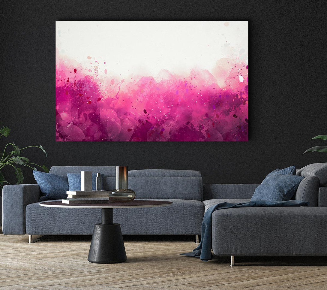 Picture of Pink Blushes Of Colour Canvas Print Wall Art