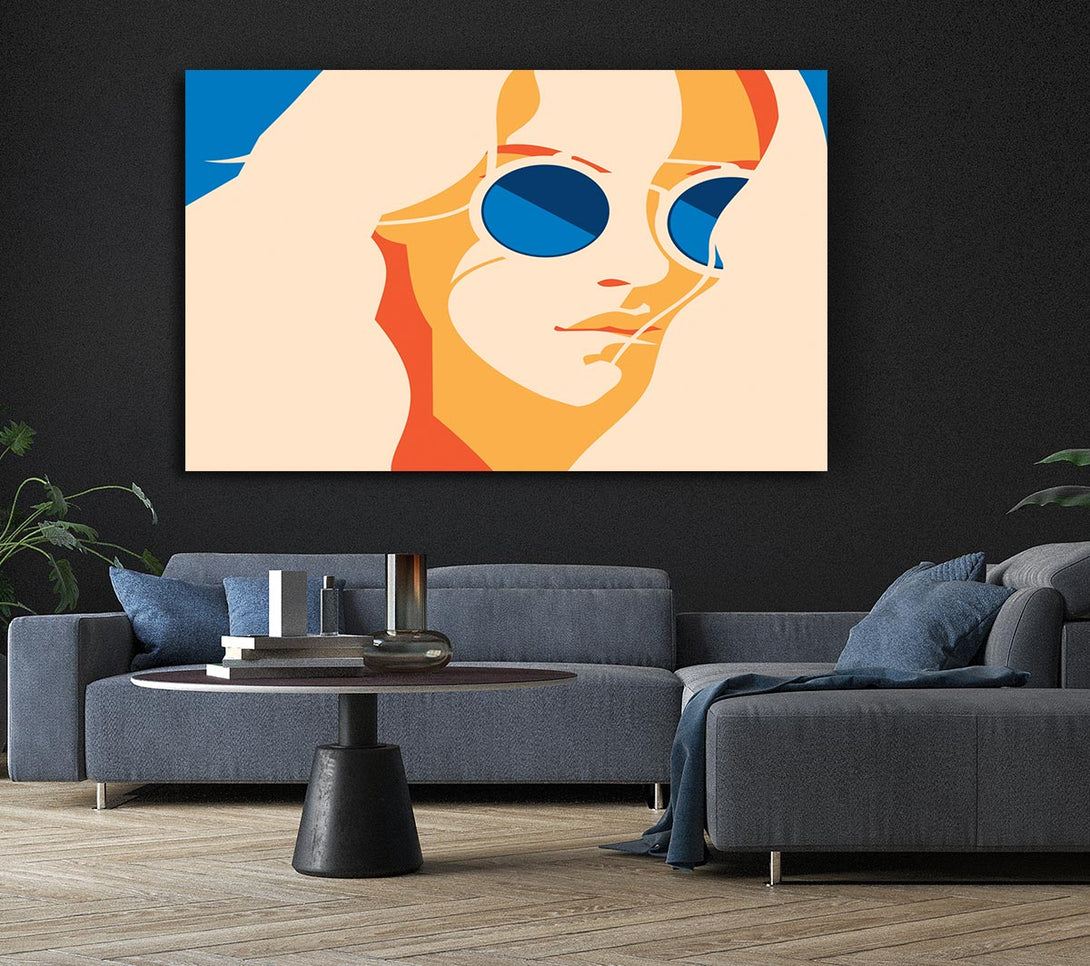 Picture of The Women With Glasses Canvas Print Wall Art