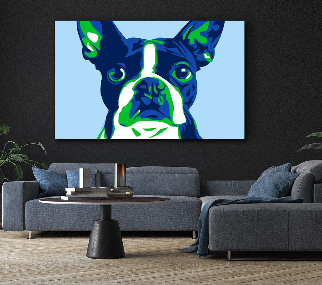 Picture of The French Bulldog Pop Art Canvas Print Wall Art