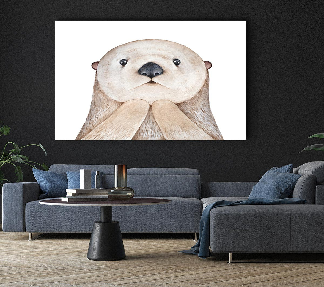 Picture of Otter Day What Canvas Print Wall Art