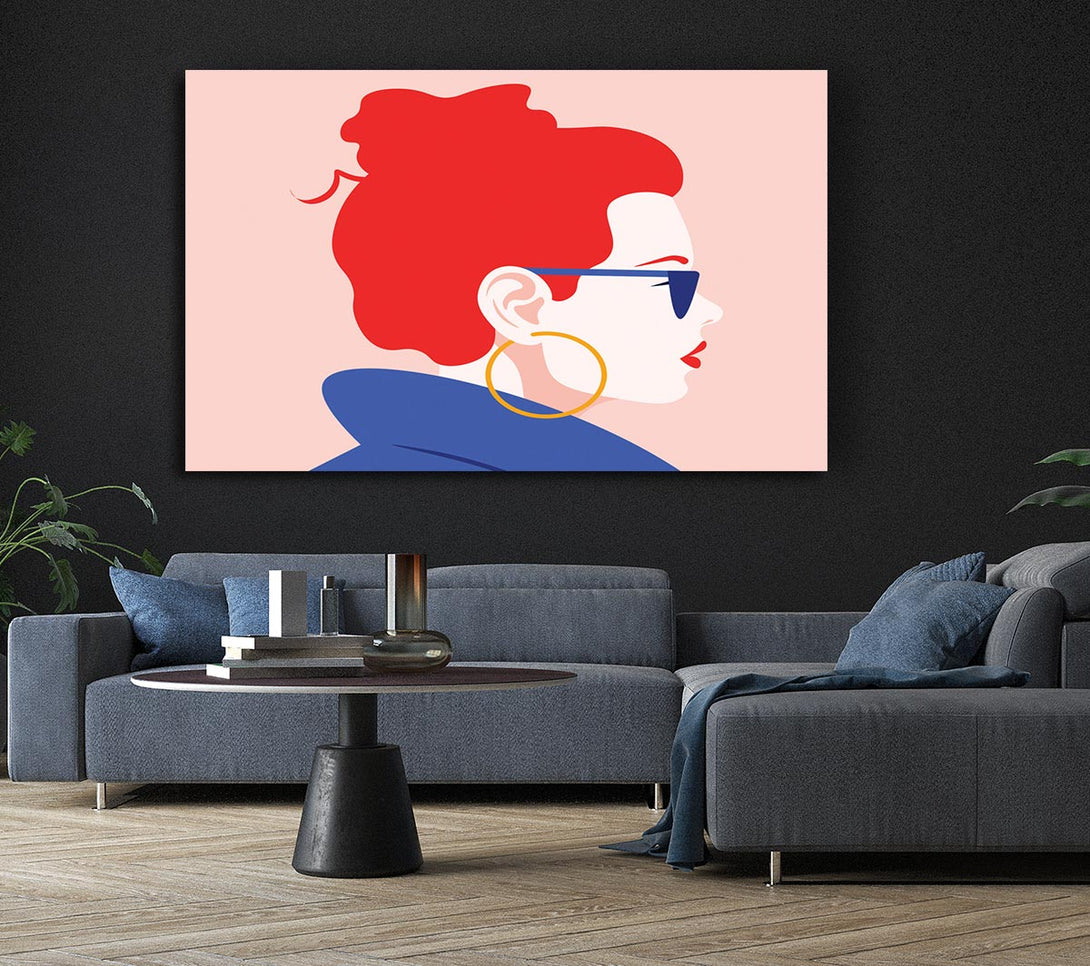 Picture of The Woman Fashion Canvas Print Wall Art