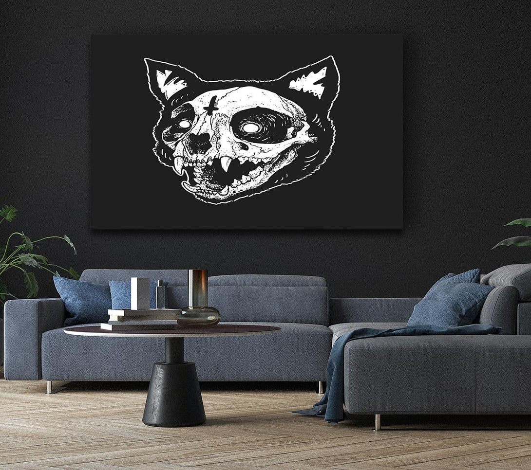 Picture of The Inverted Cross Cat Canvas Print Wall Art