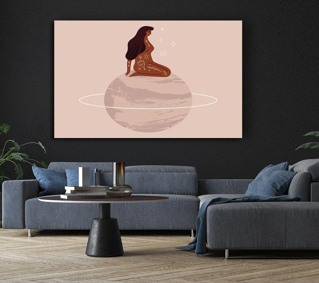 Picture of The Woman Planet Canvas Print Wall Art