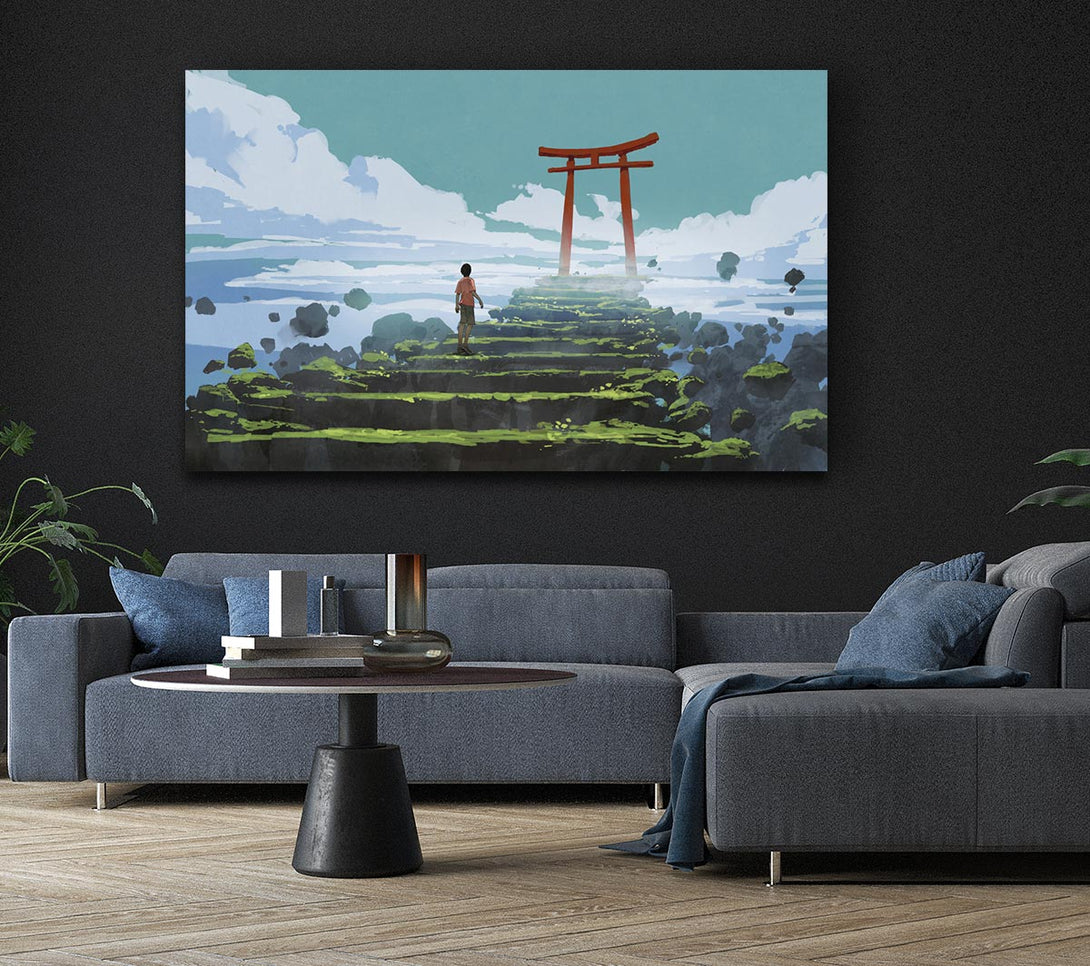 Picture of The Sky Temple Canvas Print Wall Art