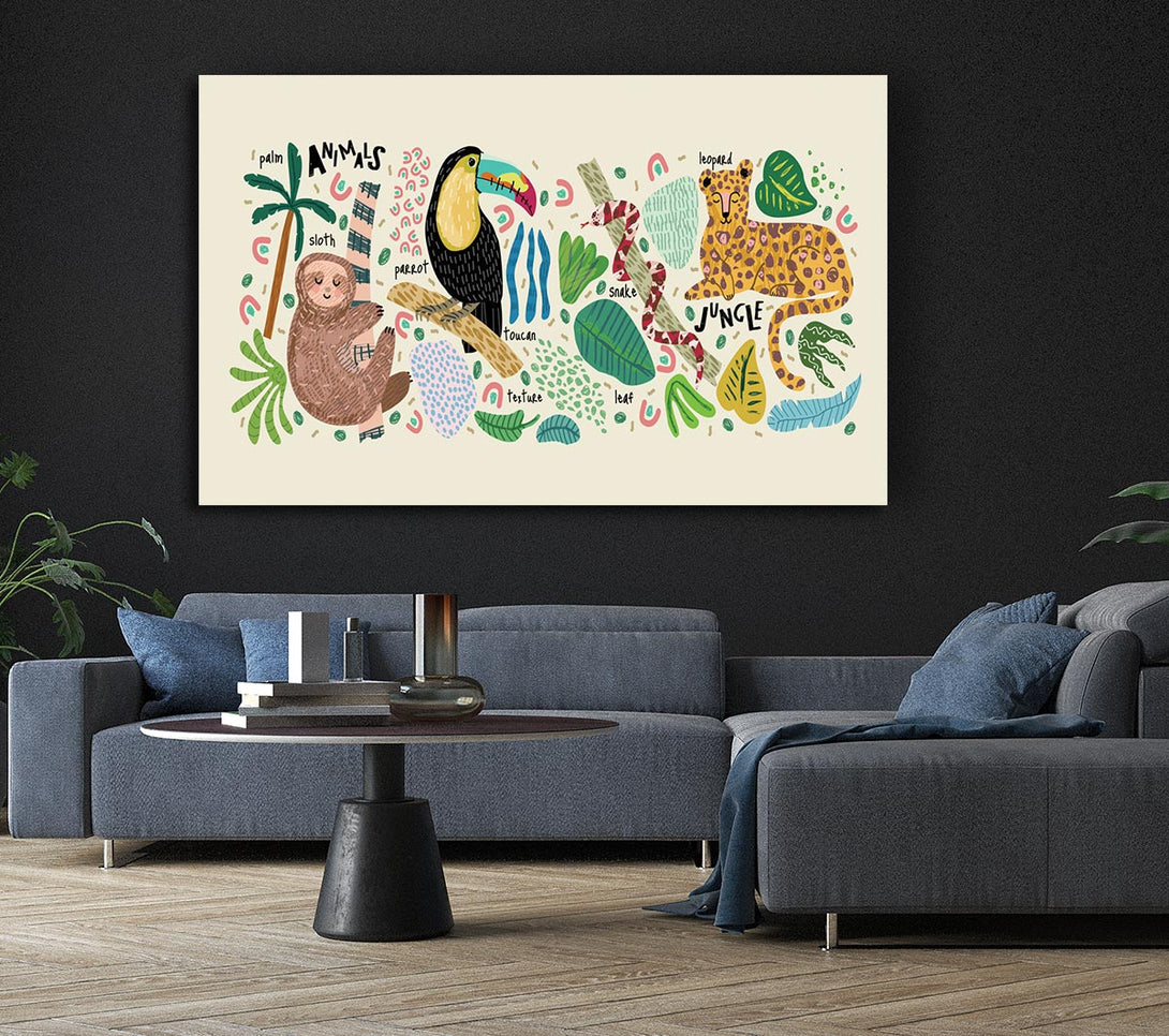 Picture of The Modern Animal Collection Canvas Print Wall Art