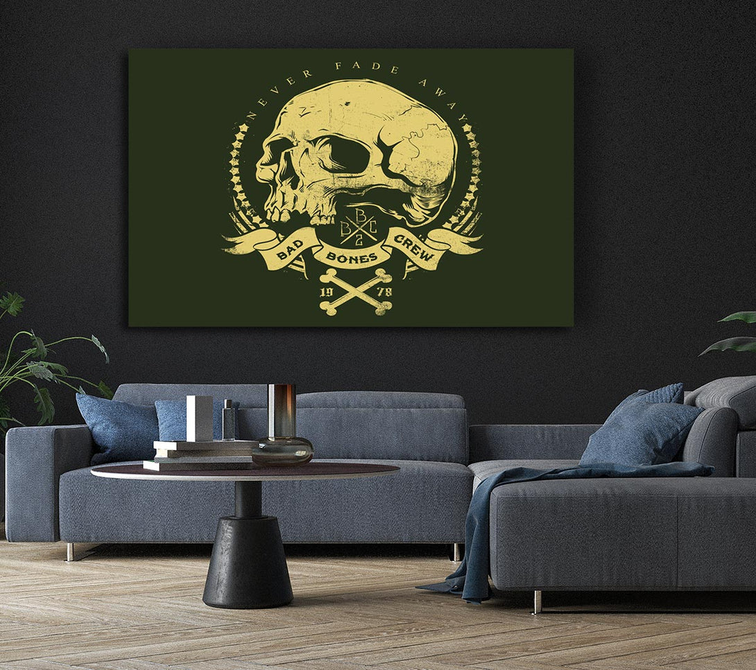 Picture of Bad Bones Crew Canvas Print Wall Art