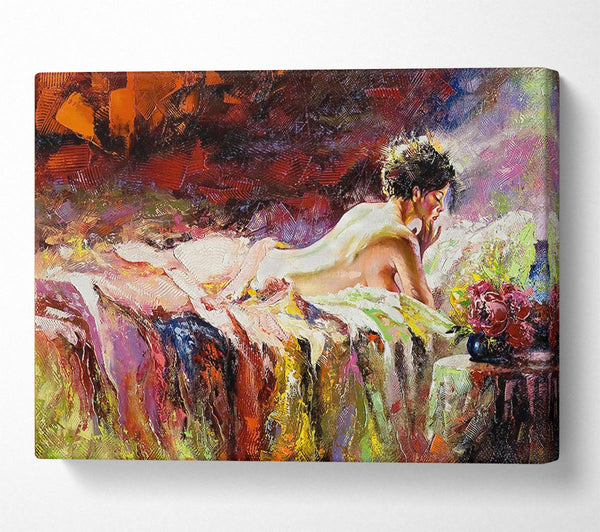 Woman Laid Down Painting