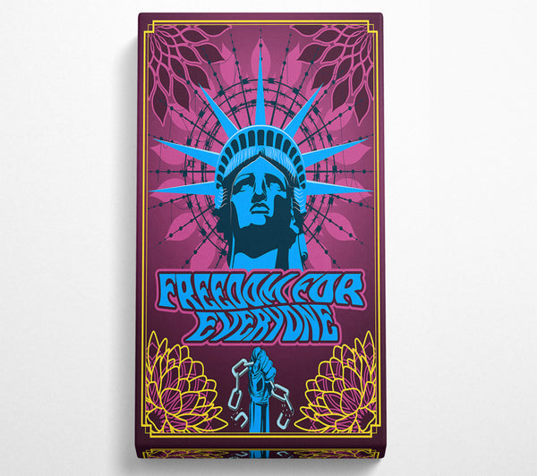 The Statue Of Liberty Retro