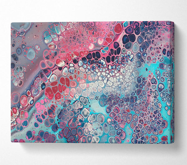 Pink And Blue Oil Splash