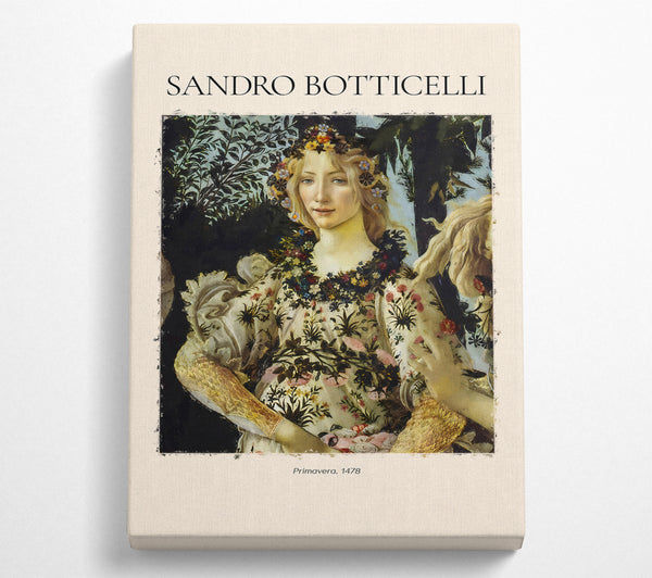 A Square Canvas Print Showing Primavera, 1478 By Sandro Botticelli Square Wall Art