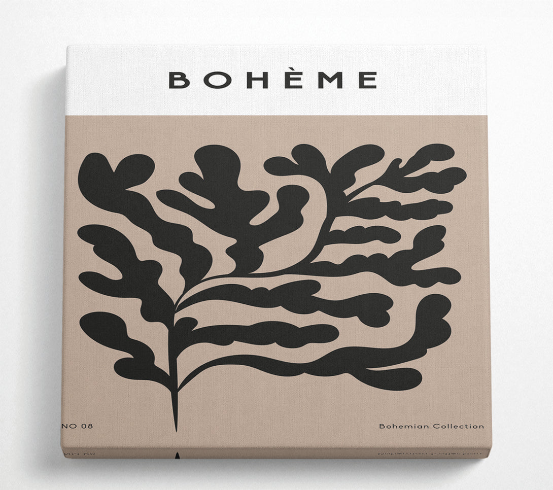 A Square Canvas Print Showing Boheme Plants Square Wall Art