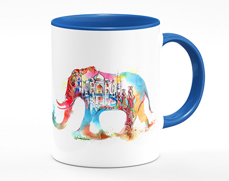 Rainbow Indian Elephant Mug