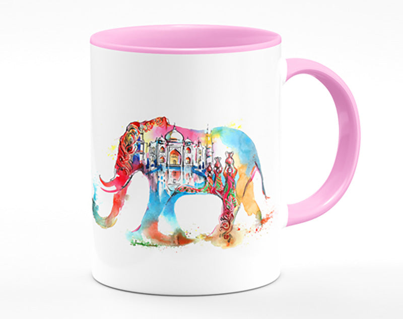 Rainbow Indian Elephant Mug