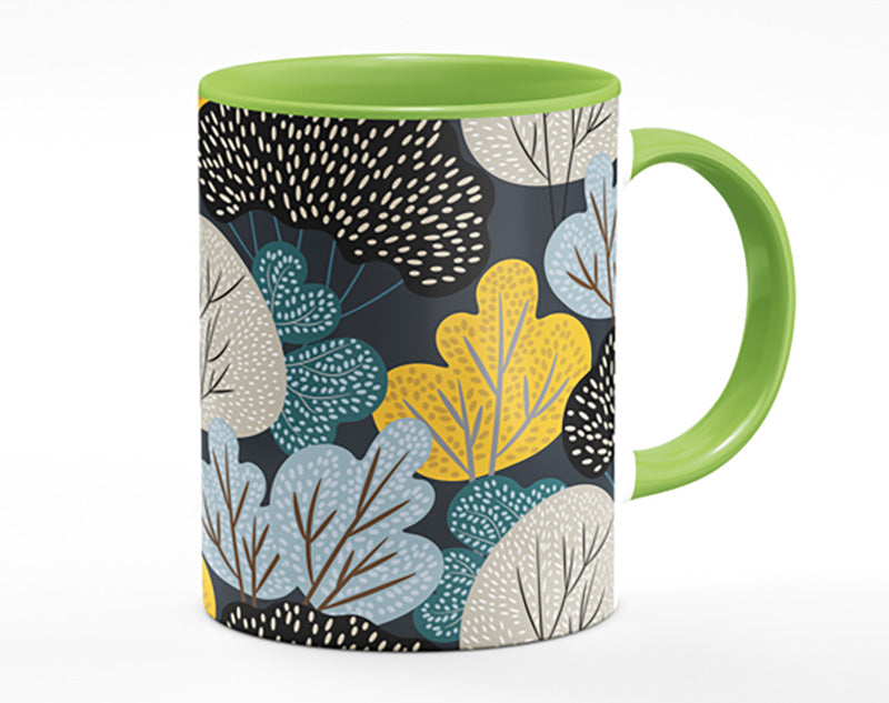 Trees Of Pattern And Colour Mug