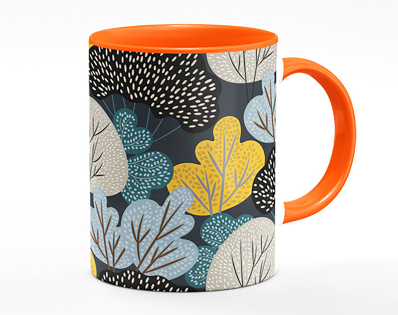 Trees Of Pattern And Colour Mug