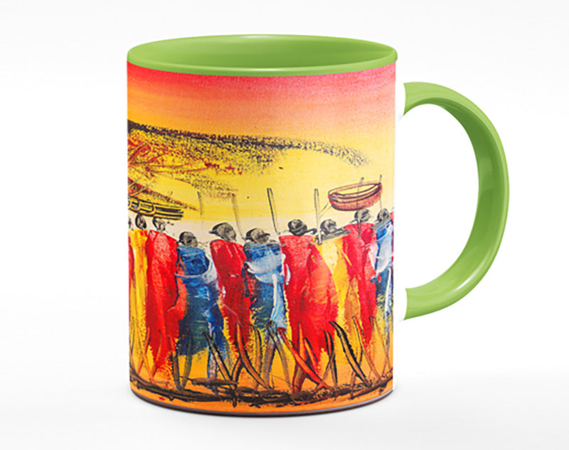 African Tribe Offering Mug