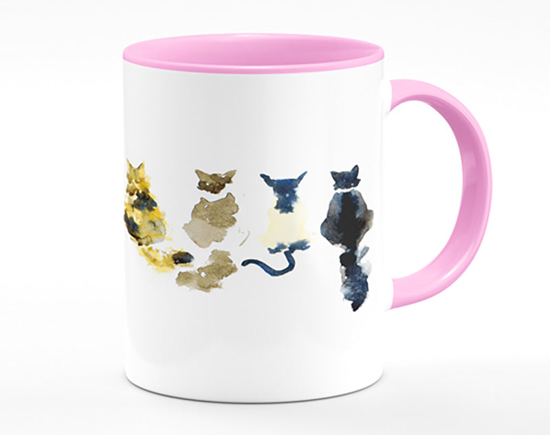 Cat LineUp Mug