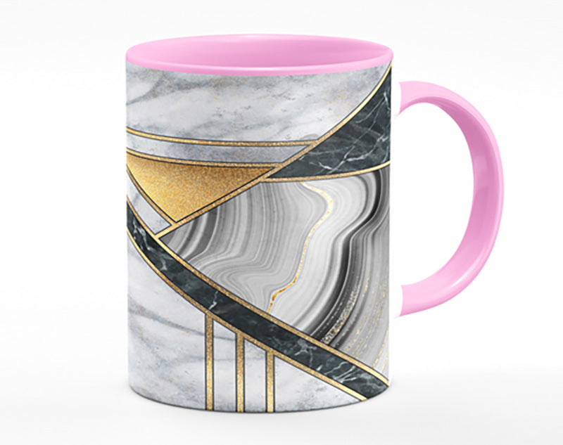 Triangles Of Marble Mug