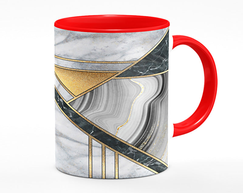 Triangles Of Marble Mug