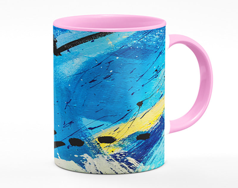 Broad Strokes Of Blue Paint Mug