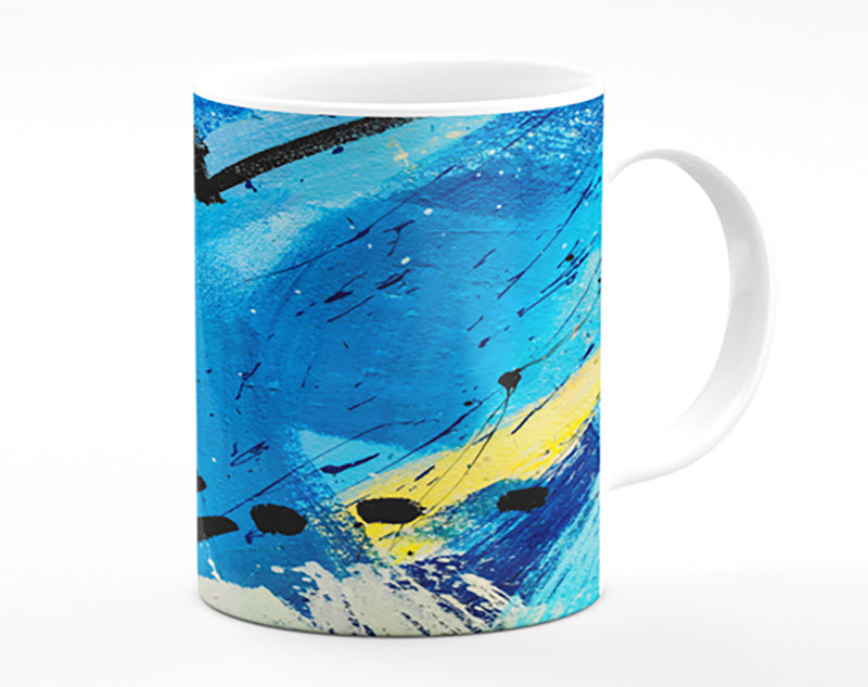 Broad Strokes Of Blue Paint Mug