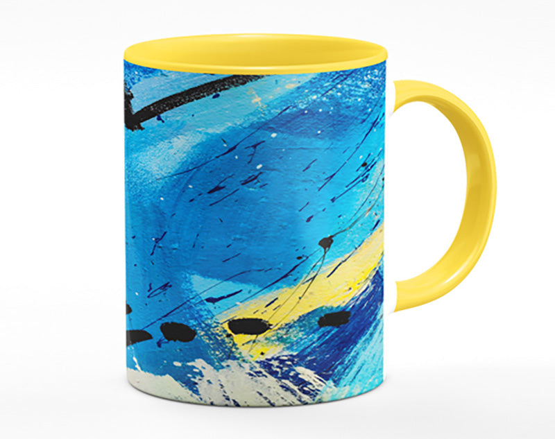 Broad Strokes Of Blue Paint Mug