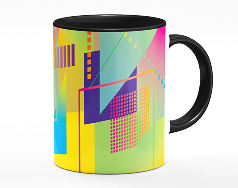 Abstract Triangles And Spheres Mug