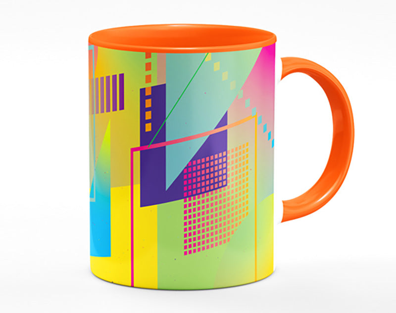 Abstract Triangles And Spheres Mug