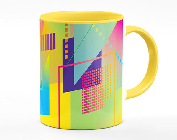 Abstract Triangles And Spheres Mug