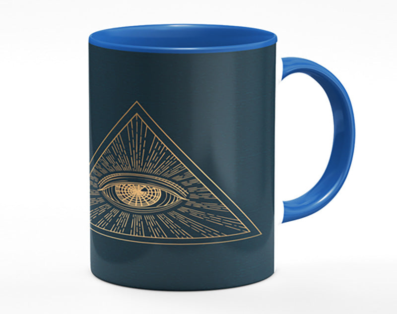 The All Seeing Eye Triangle Mug