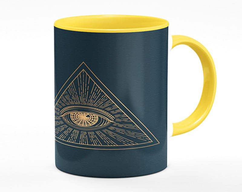 The All Seeing Eye Triangle Mug