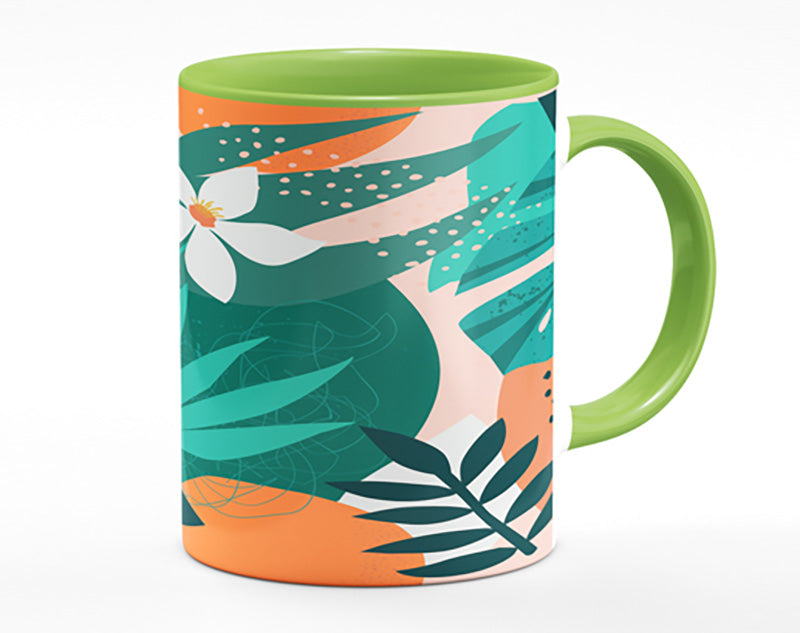 Summer Circle Flower Mug