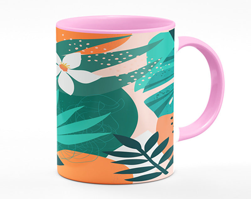 Summer Circle Flower Mug