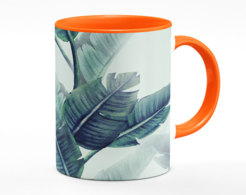 Green Banana Leaves Mug