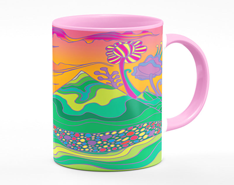 Psychedelic Landscape Mug