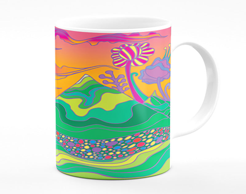 Psychedelic Landscape Mug