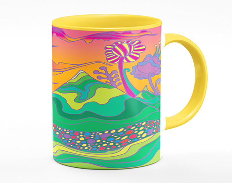 Psychedelic Landscape Mug