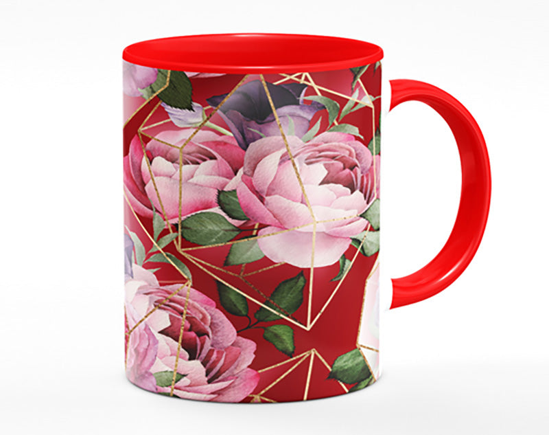 Triangulation Of Roses Mug