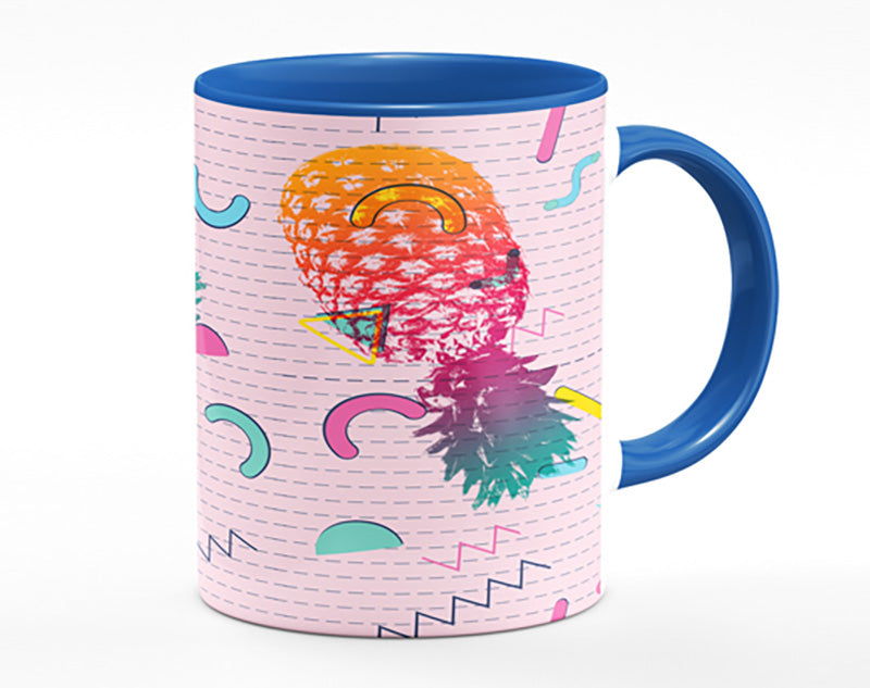 Pineapple Abstract Pattern Mug