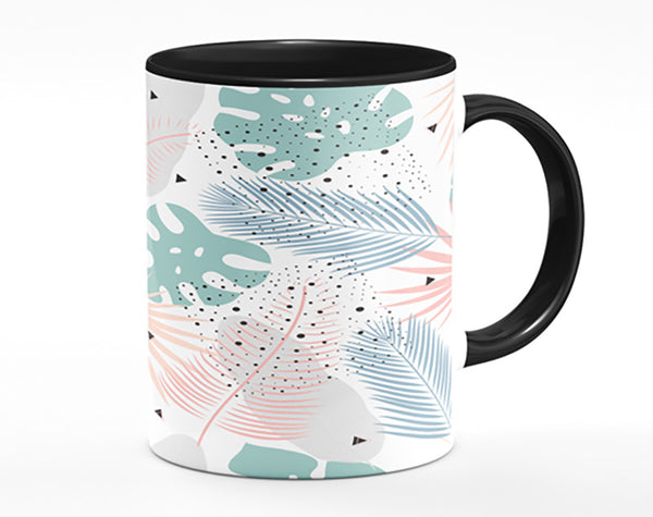 The Modern Cheese Plant Pattern Mug